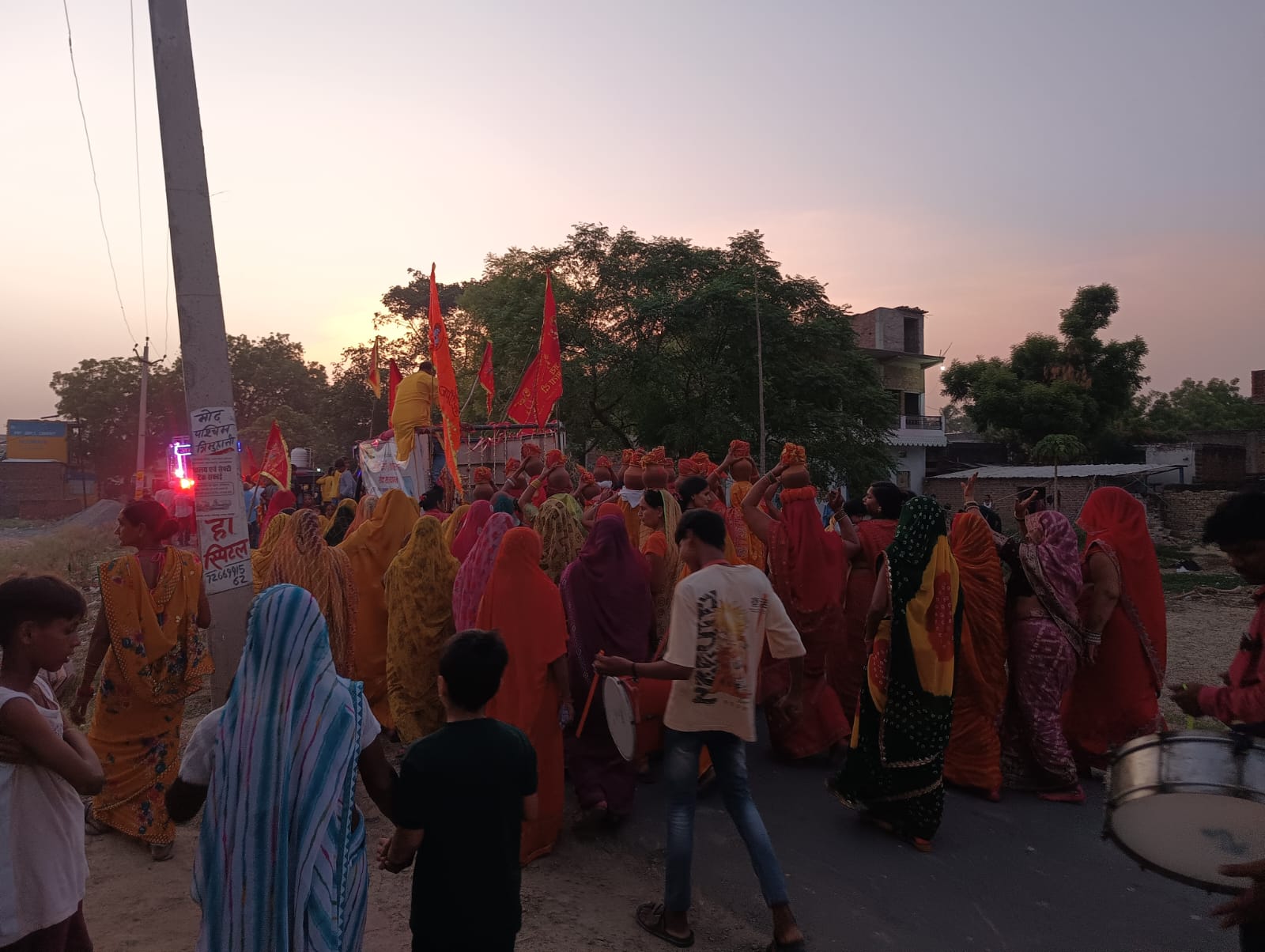 भगेरी में पहली बार भव्य ग्राम देवी मंदिर में मूर्ति प्राण प्रतिष्ठा, पांच दिवसीय धार्मिक महोत्सव का शुभारंभ