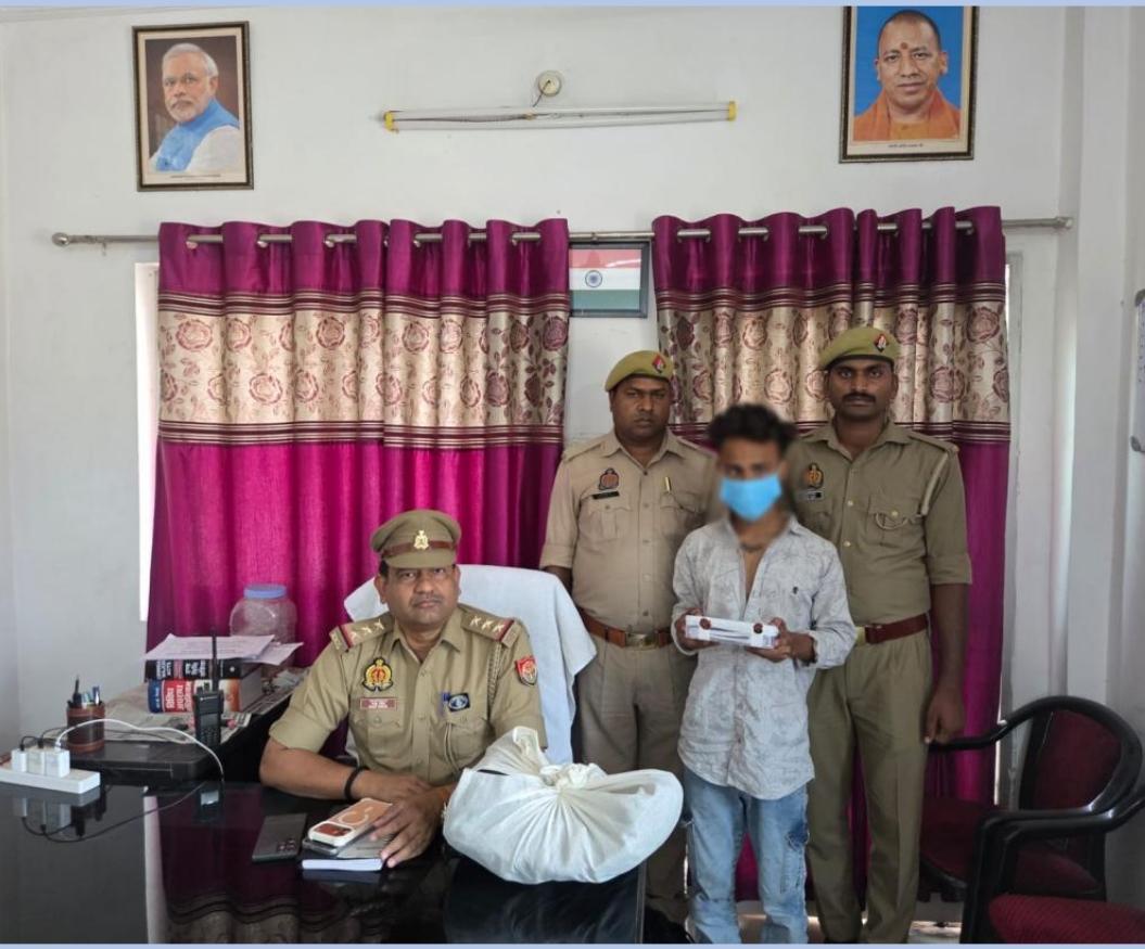 रोहनिया में हुई चोरी का पर्दाफाश कर पुलिस ने एक अभियुक्त को किया गिरफ्तार 