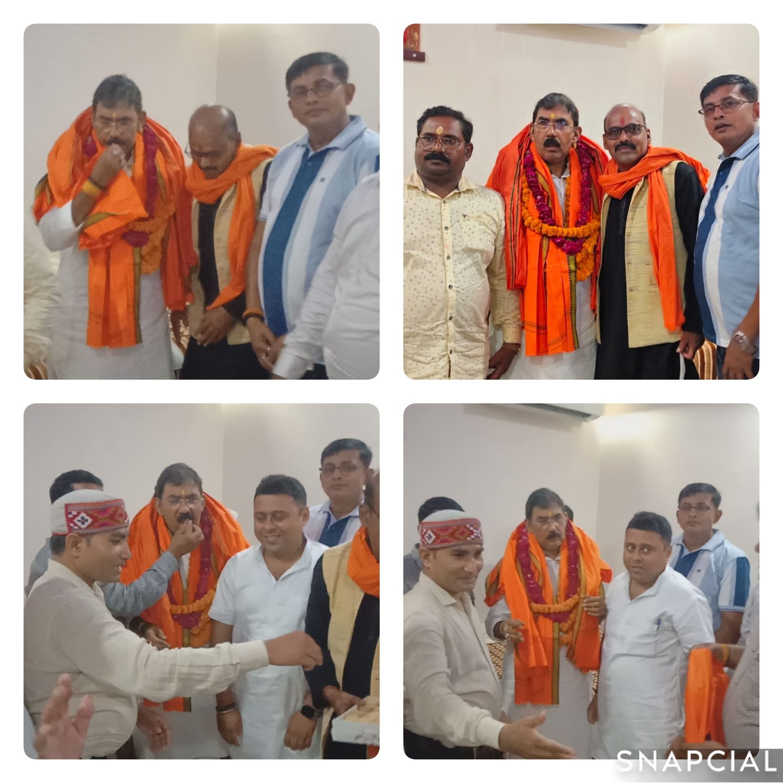 भाजपा के नव नियुक्त प्रदेश उपाध्यक्ष शंकर गिरी का गिरी समाज प्रतिनिधिमंडल ने किया भव्य स्वागत